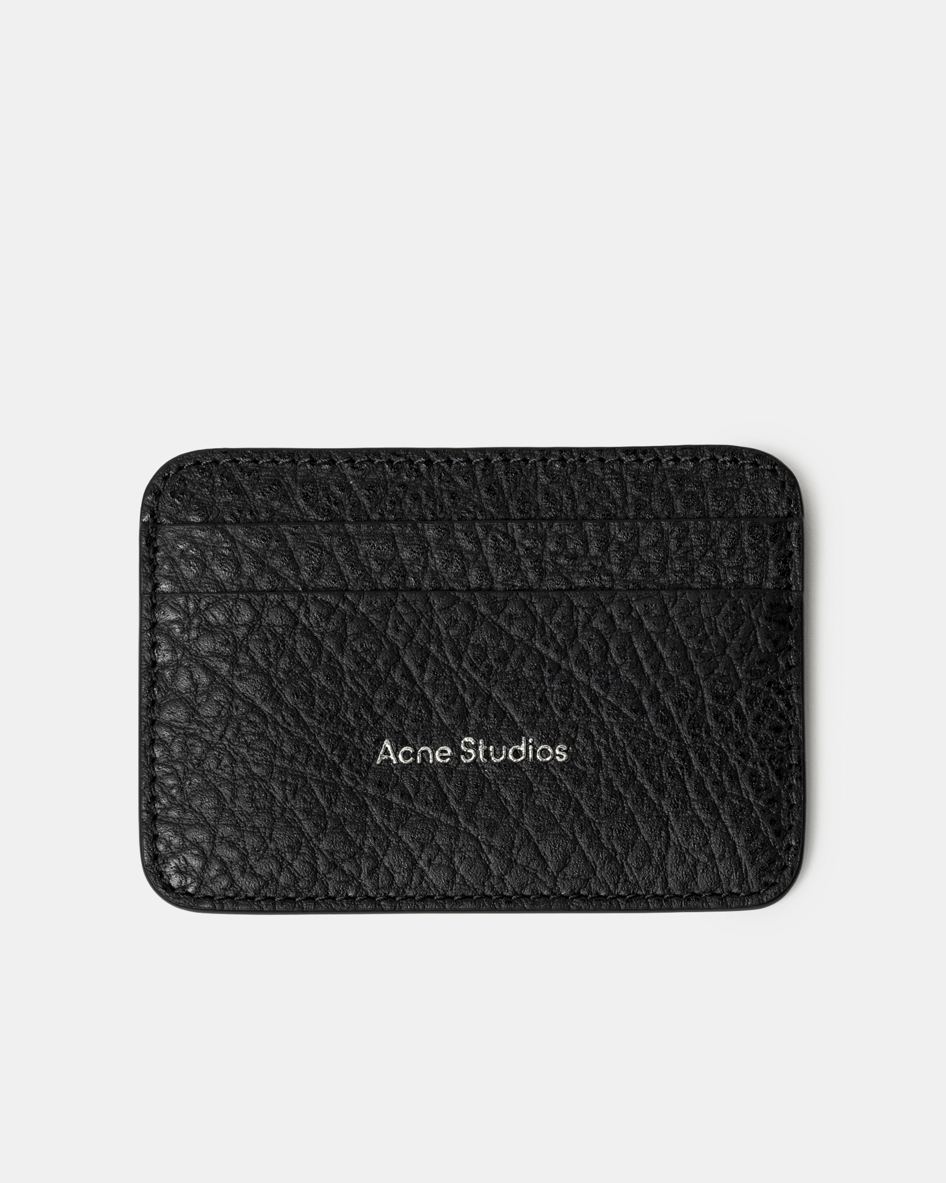 Acne Studios Leather Card Holder - Black
