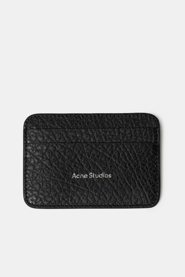 Acne Studios Leather Card Holder - Black