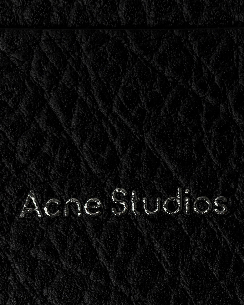 Acne Studios Leather Card Holder - Black