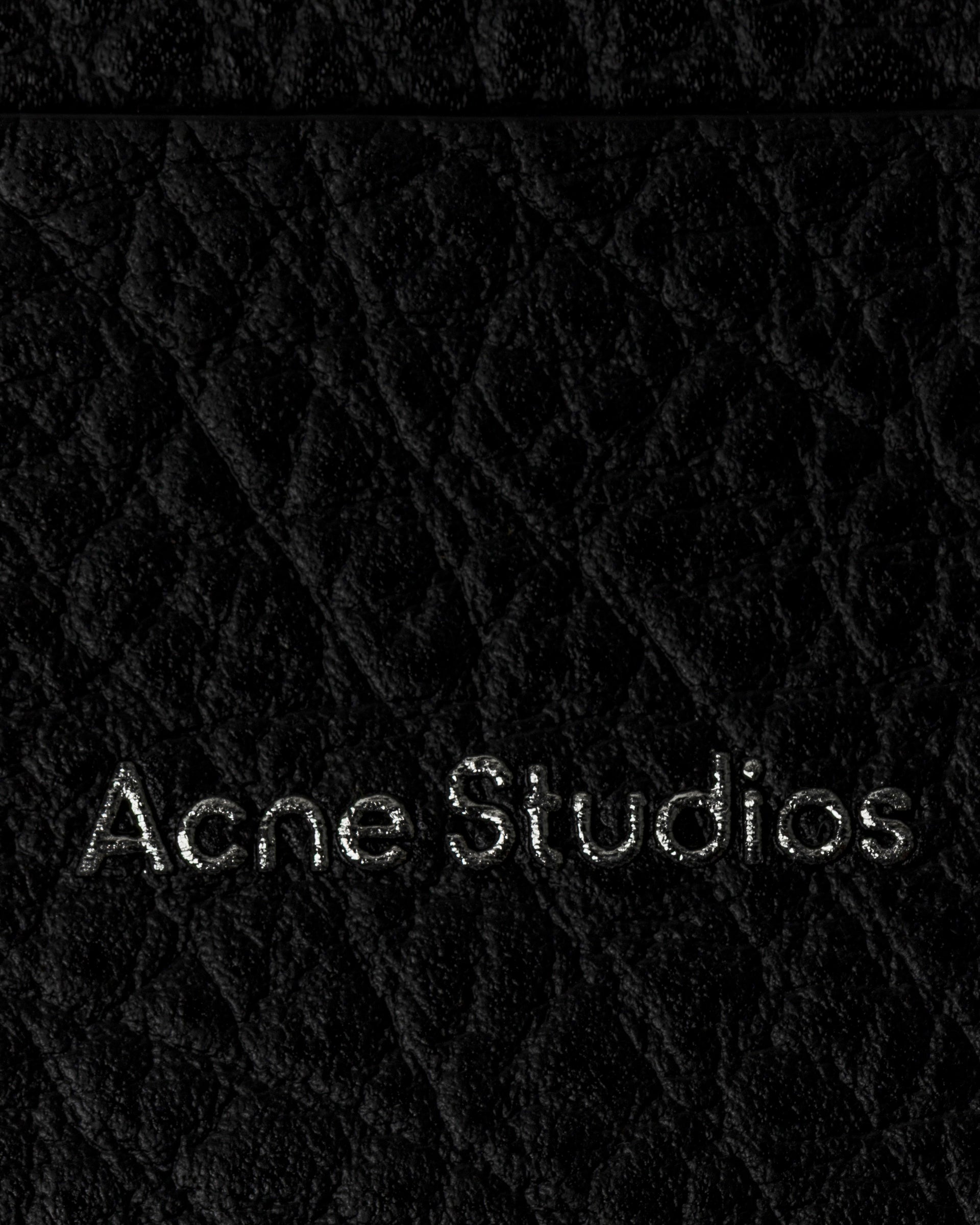 Acne Studios Leather Card Holder - Black