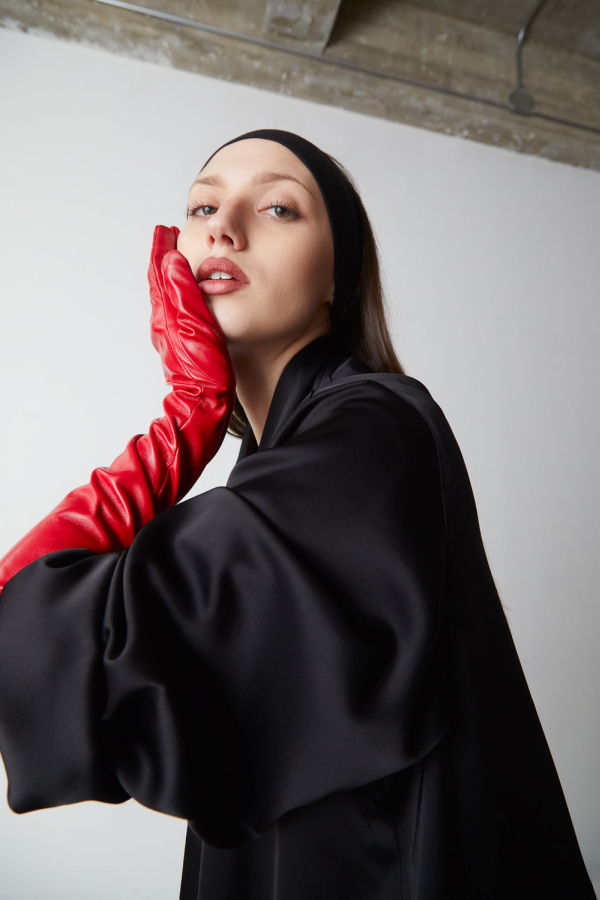 MARGARET Leather Opera Gloves