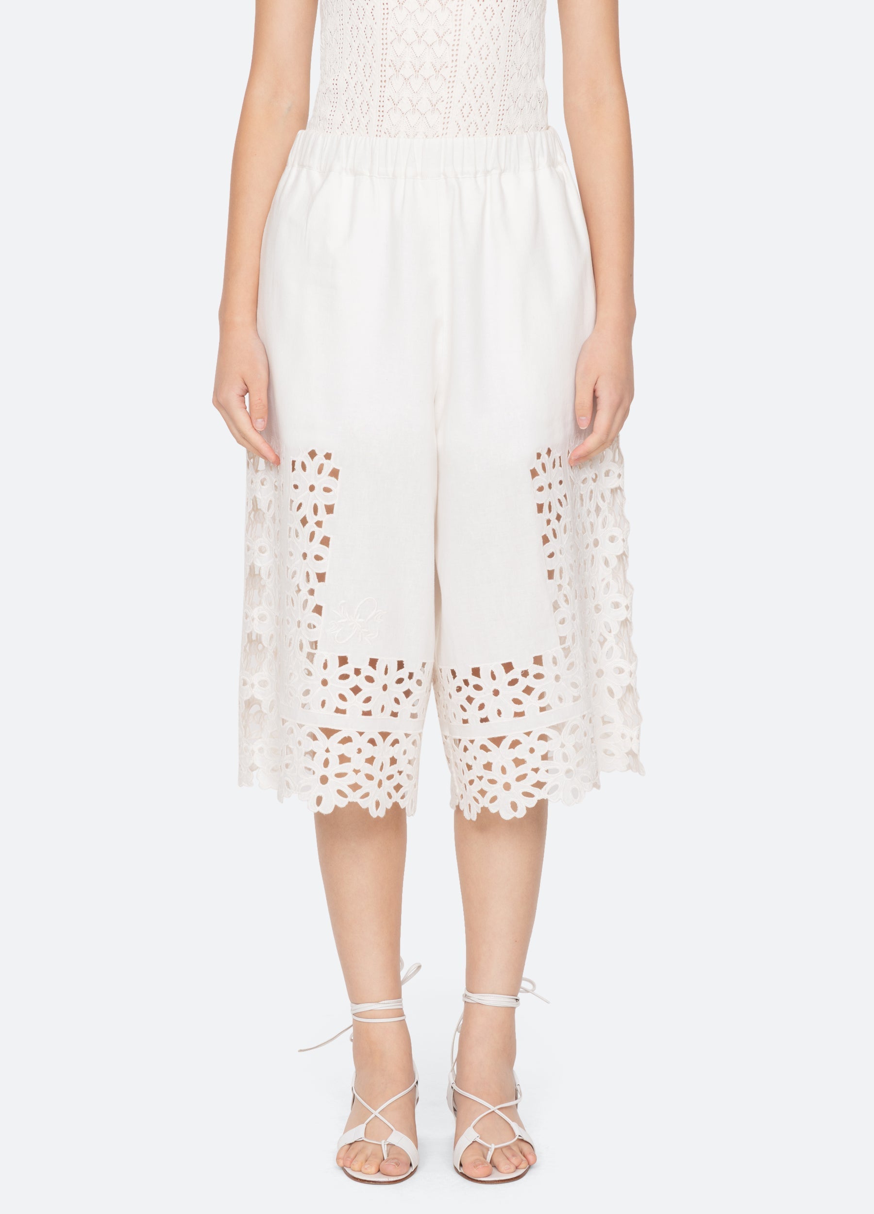 Sea NY Leila Culottes - White