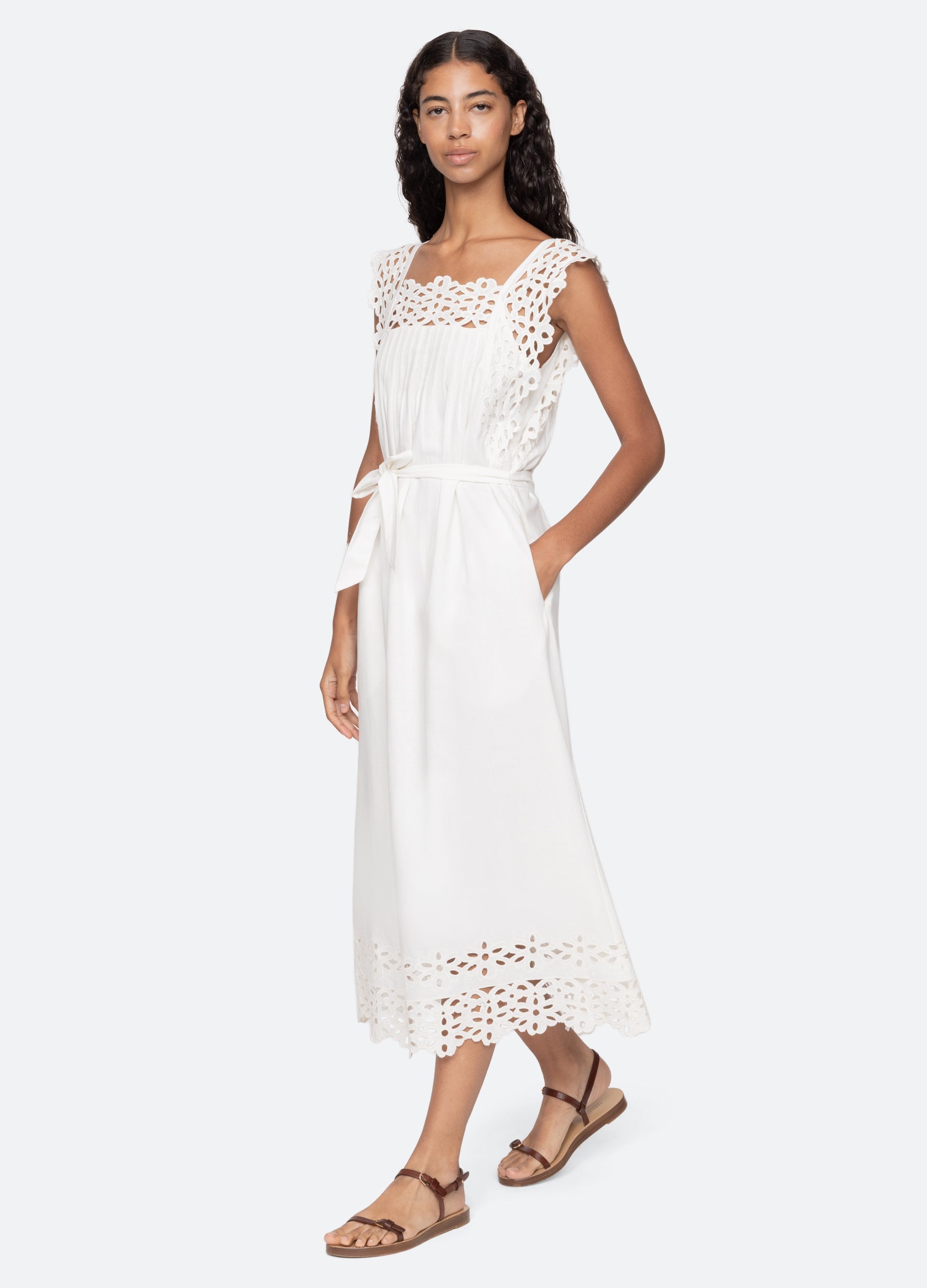 Sea NY Leila Dress - White