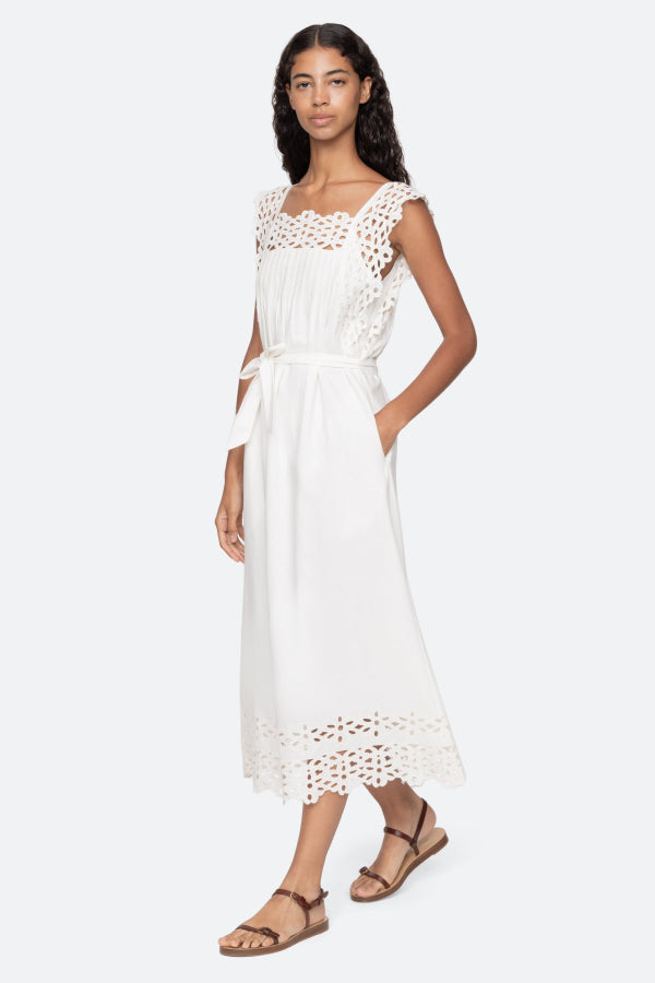 Sea NY Leila Dress - White