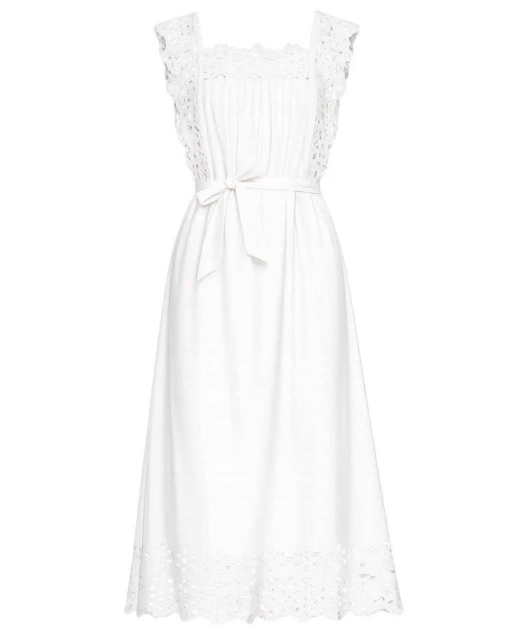 Sea NY Leila Midi Dress - White