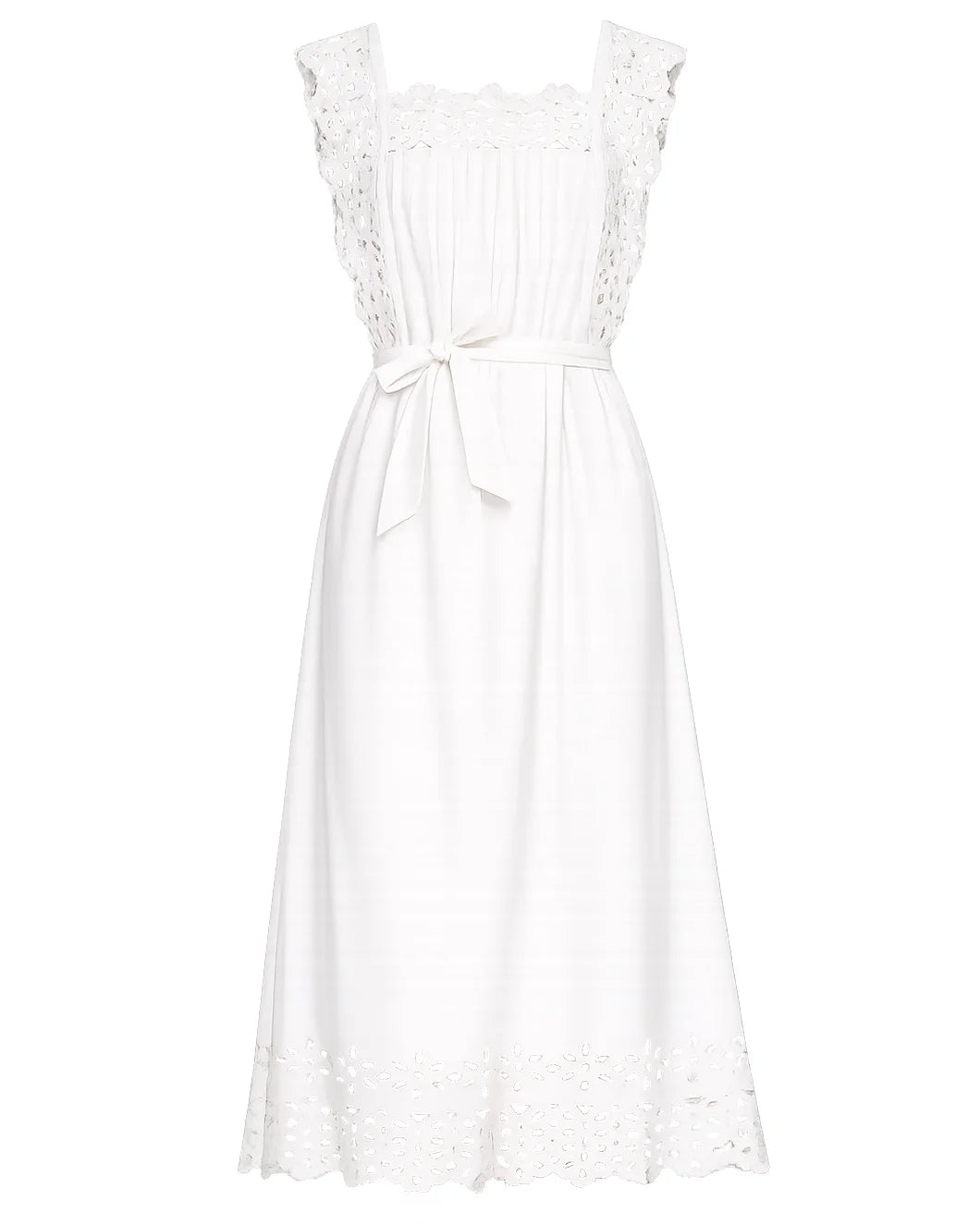 Sea NY Leila Midi Dress - White