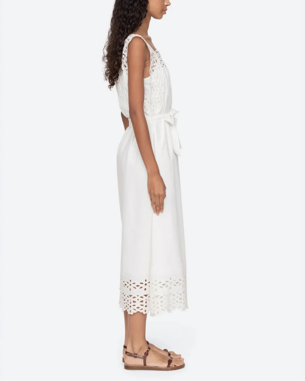 Sea NY Leila Midi Dress - White