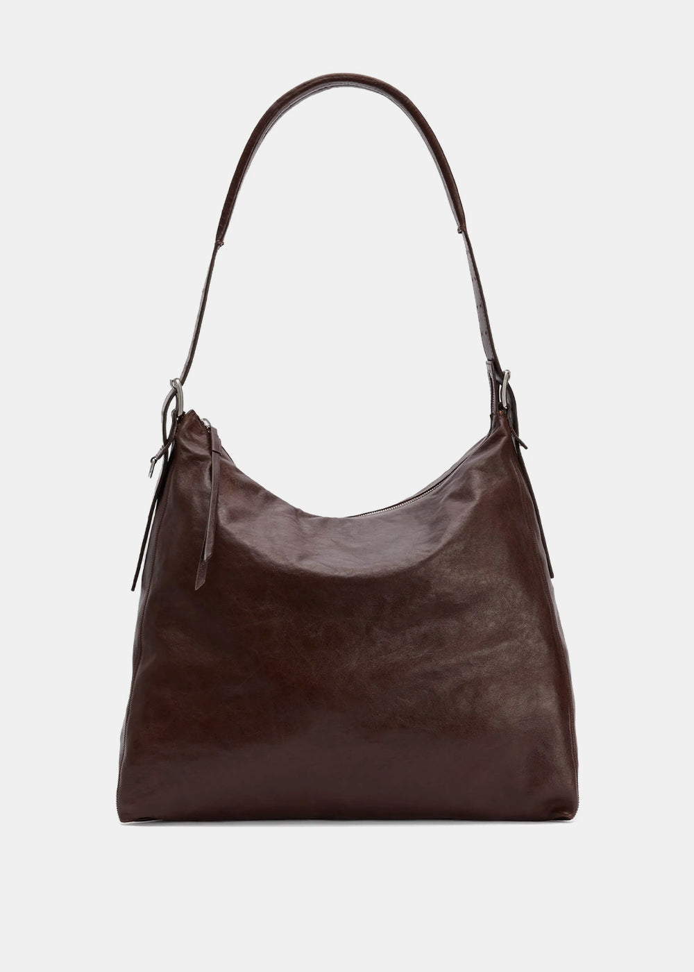 Lemaire Belted Hobo Bag - Espresso