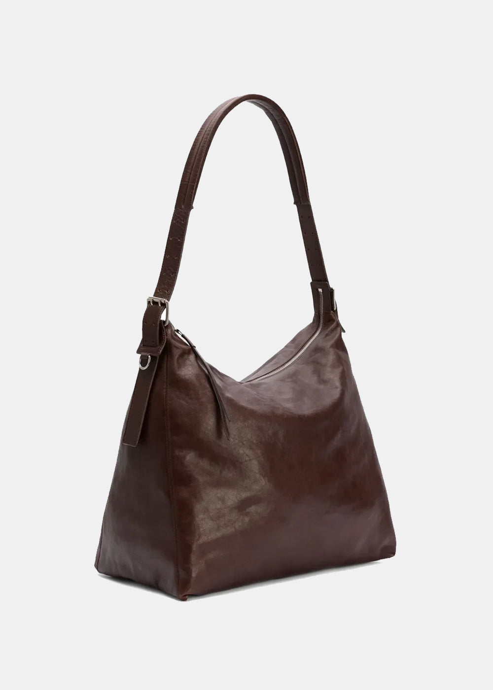 Lemaire Belted Hobo Bag - Espresso