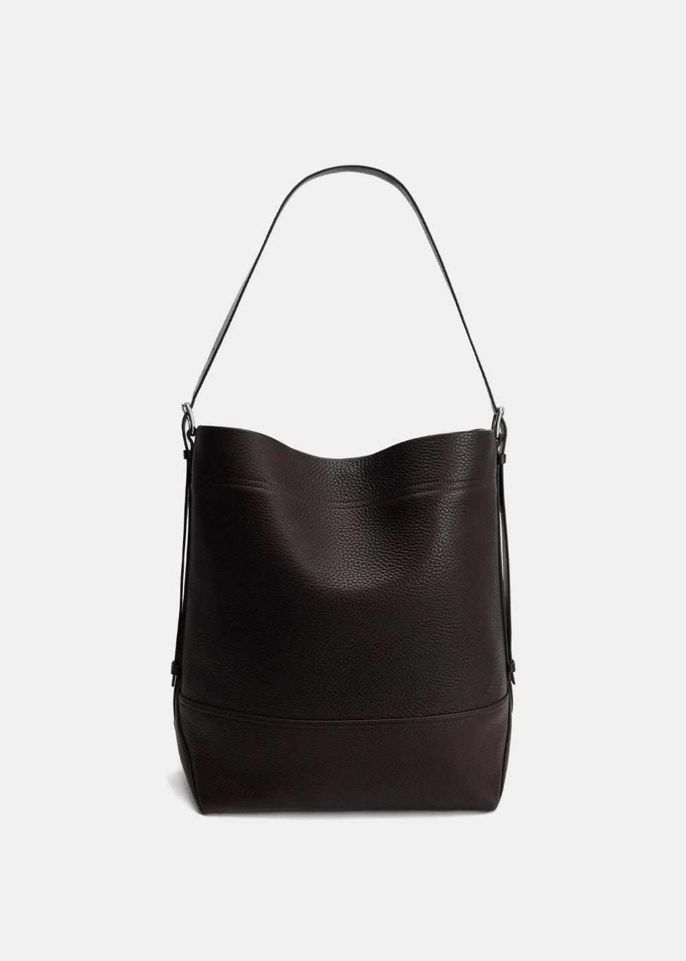Lemaire Belted Tote Bag - Dark Chocolate