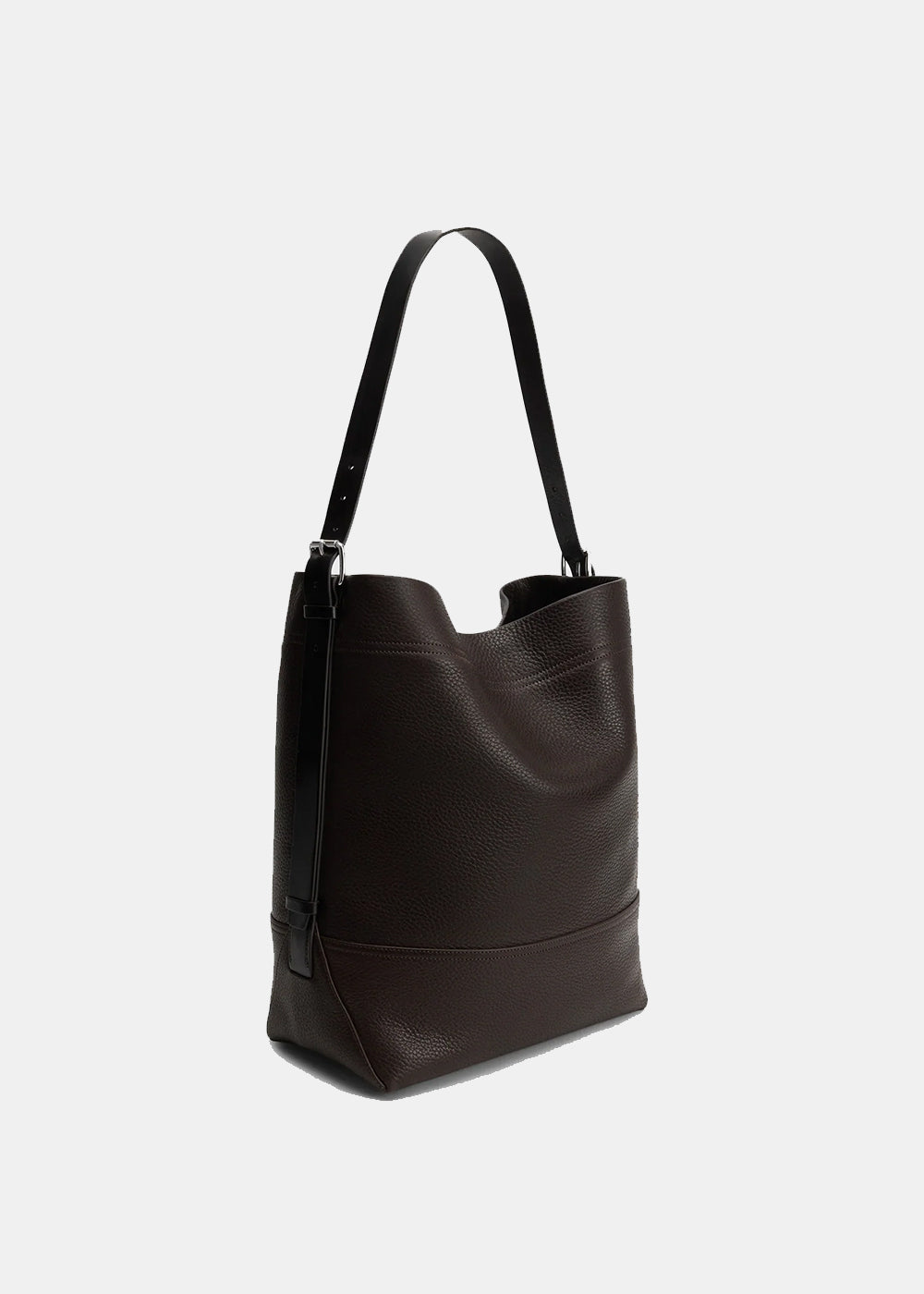 Lemaire Belted Tote Bag - Dark Chocolate