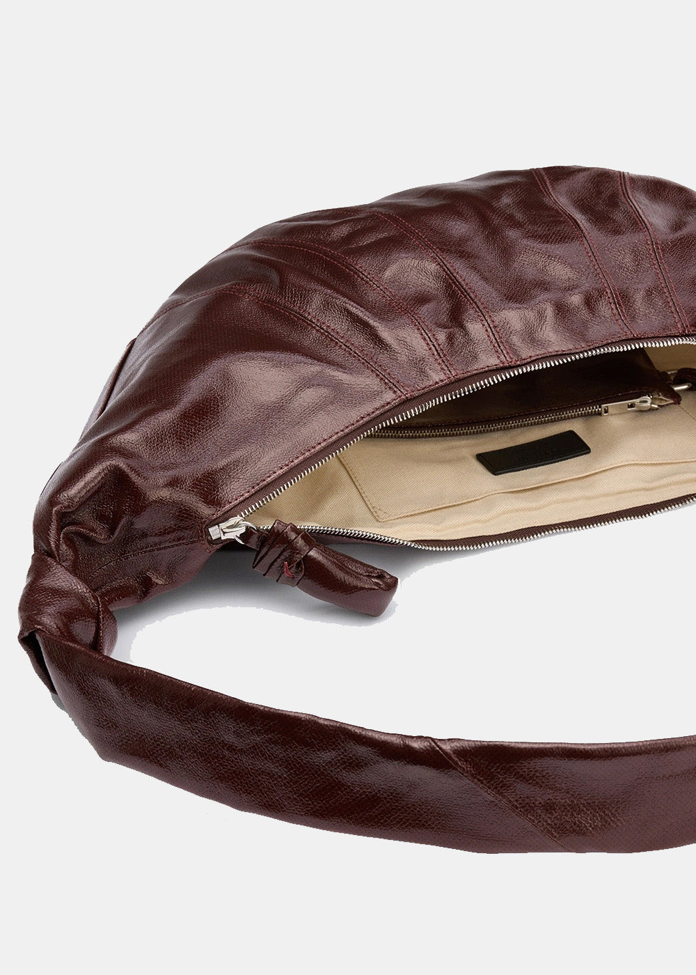 Lemaire Large Croissant Bag - Chocolate Fondant