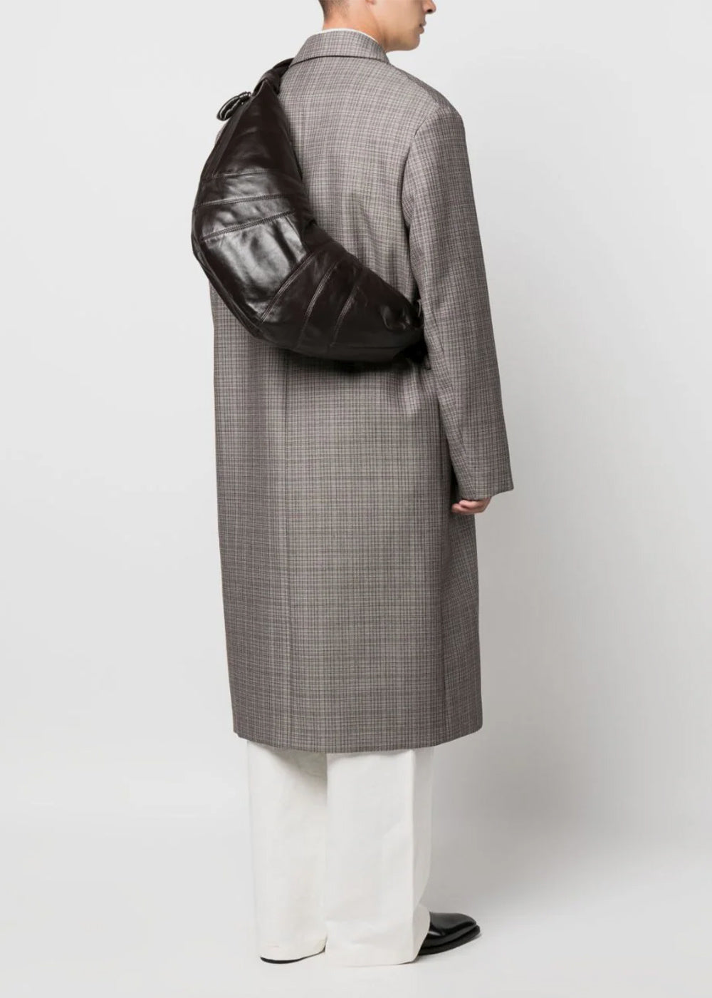 Lemaire Large Croissant Bag - Dark Chocolate