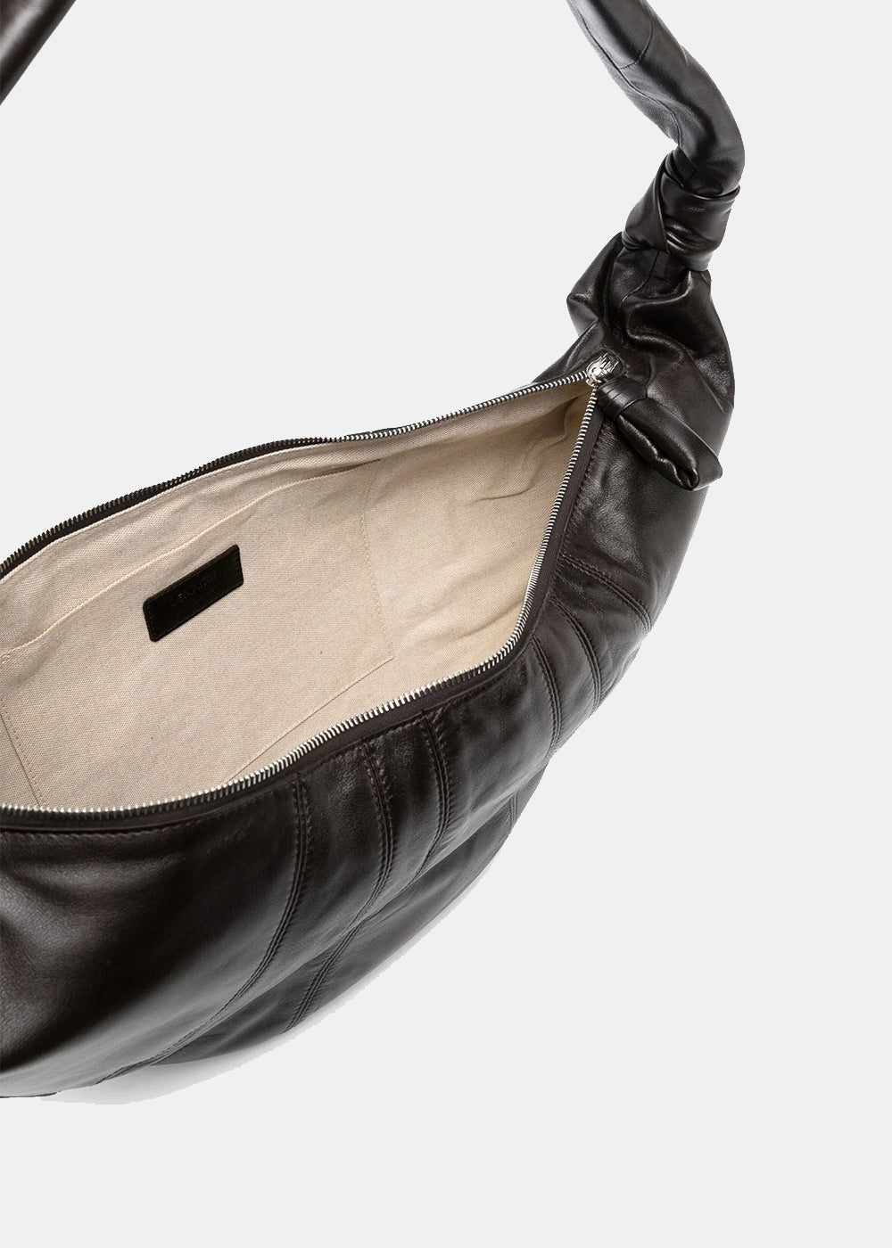 Lemaire Large Croissant Bag - Dark Chocolate