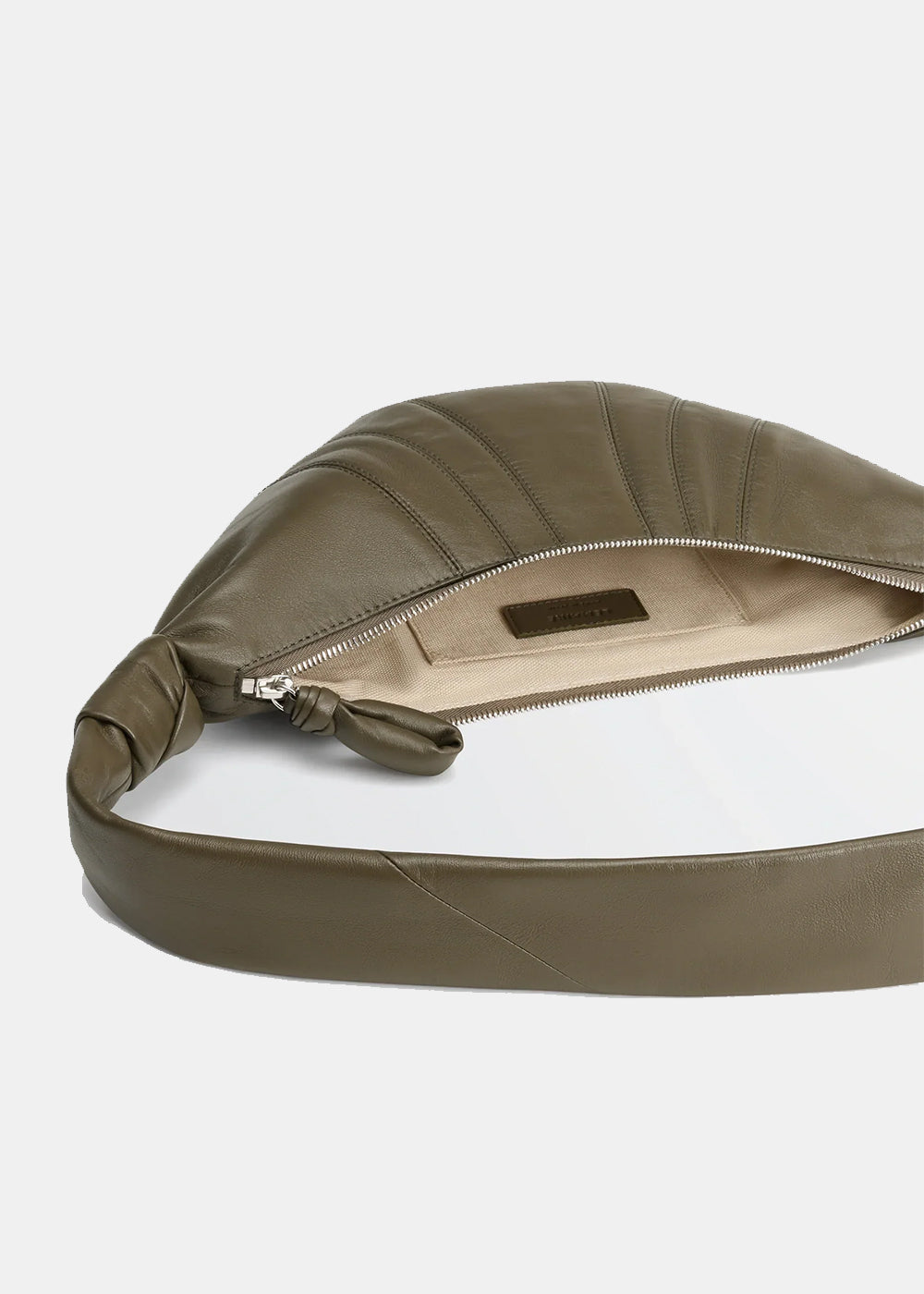 Lemaire Large Croissant Bag - Dark Khaki