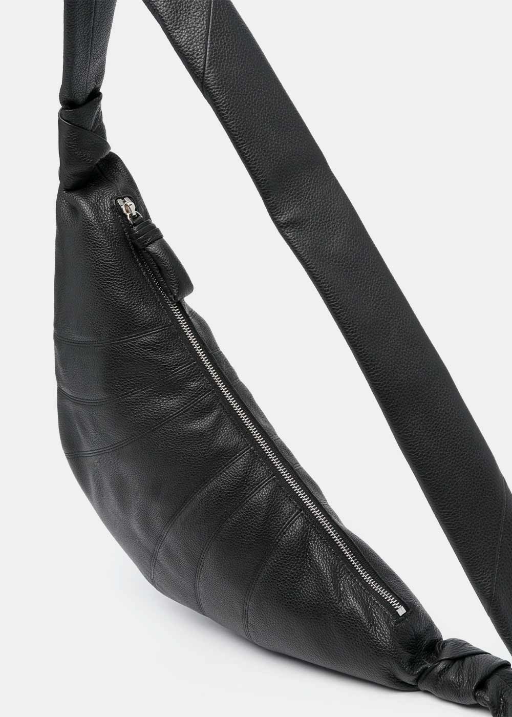 Lemaire Medium Croissant Bag - Black