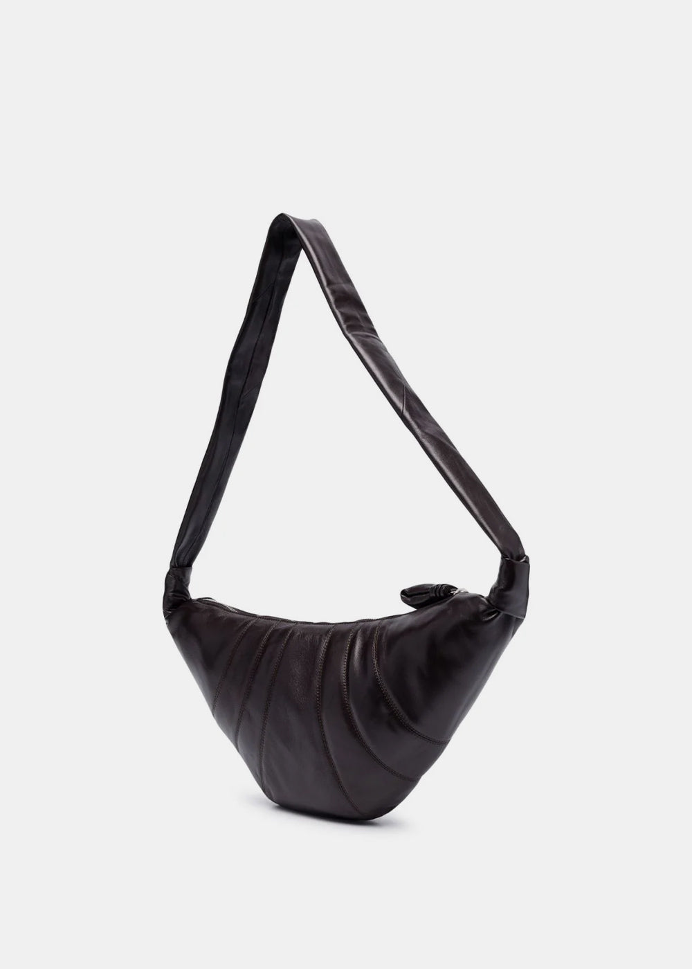 Lemaire Medium Croissant Bag - Dark Chocolate