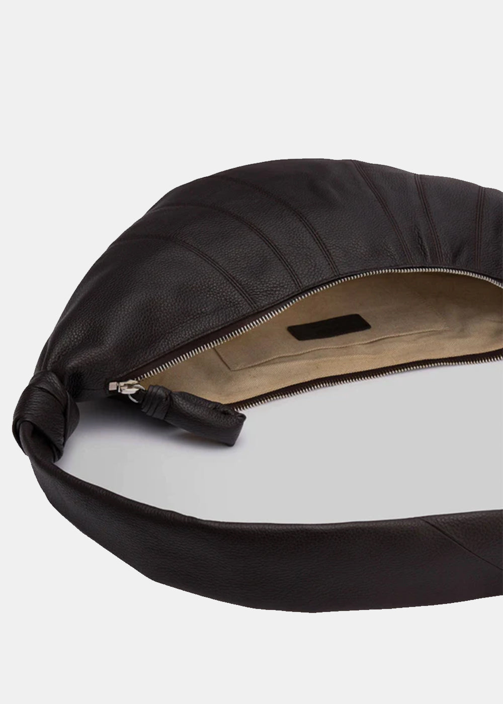 Lemaire Medium Croissant Bag - Dark Chocolate