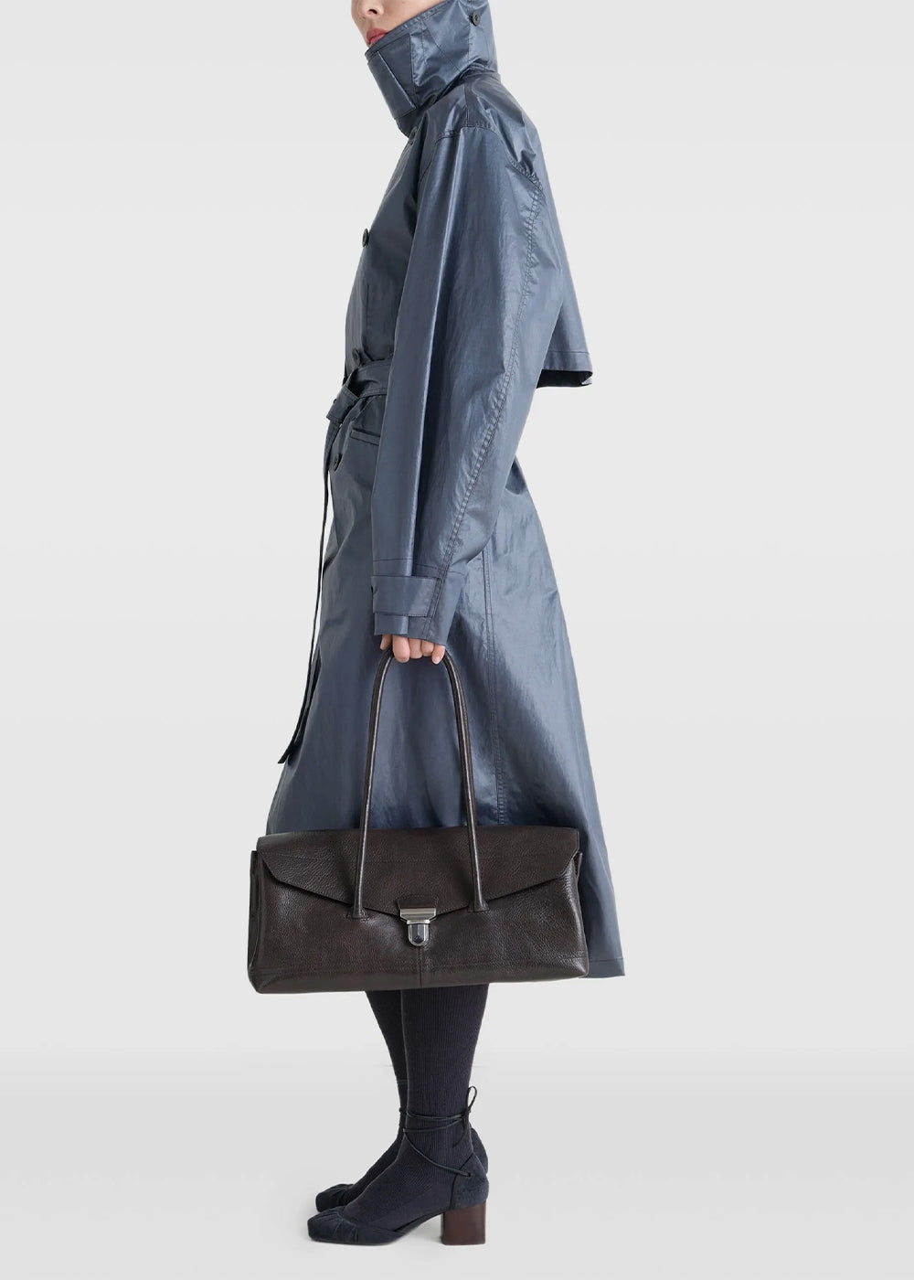 Lemaire Shoulder Gear Bag - Dark Mink