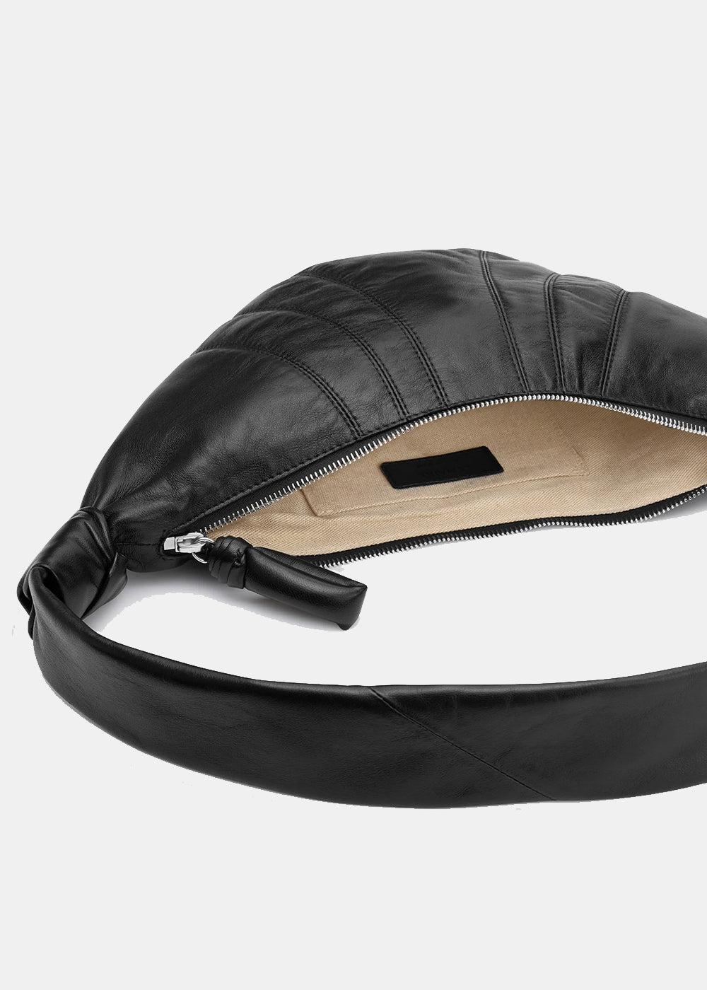 Lemaire Small Croissant Bag - Black
