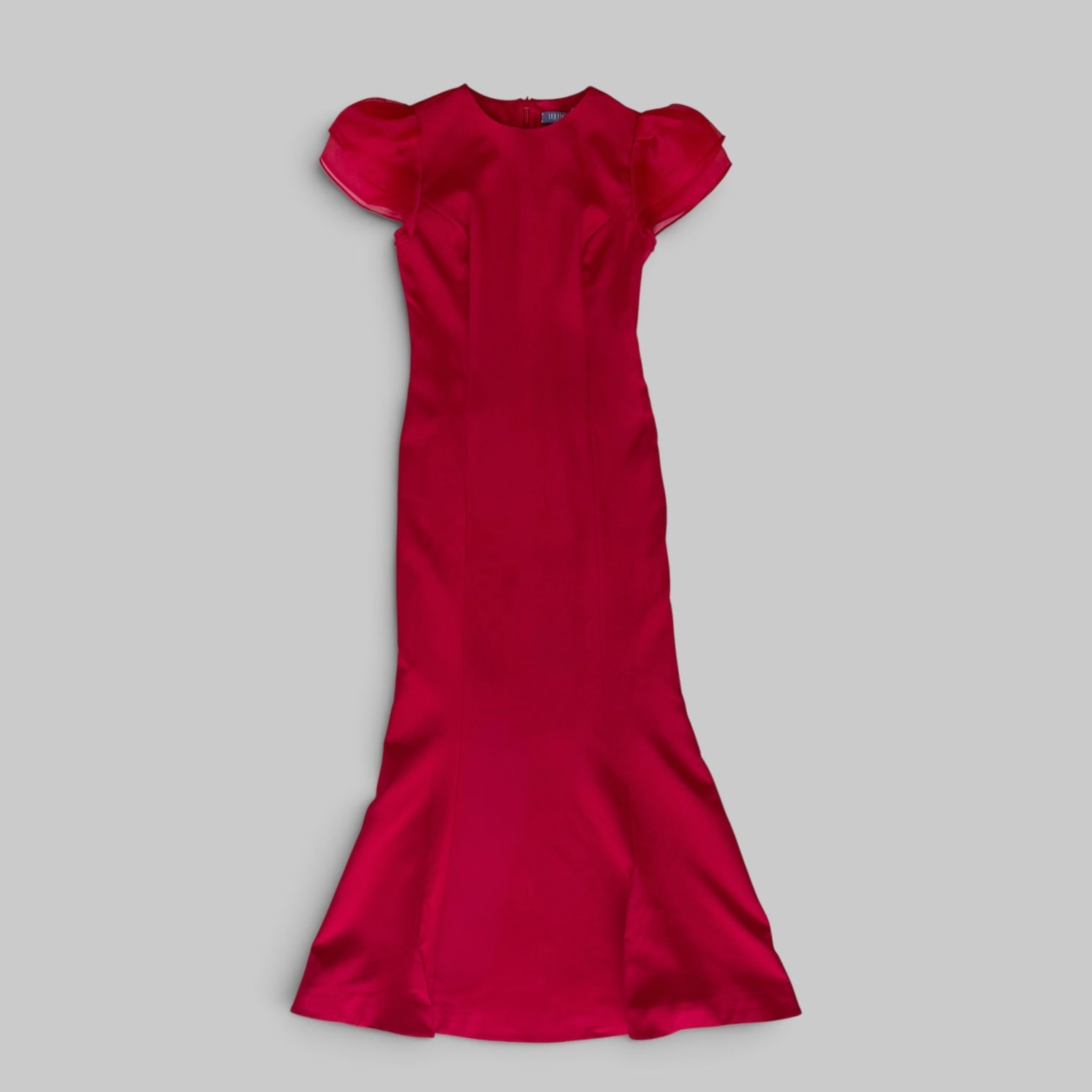 Leo Lin Sofia Puff Sleeve Maxi Dress - Vermilion