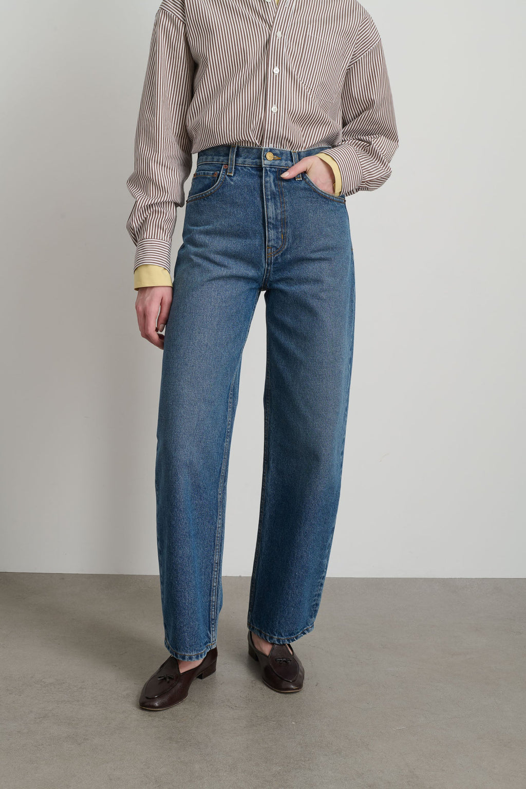 B Sides Leroy Mid Relaxed Merc Jean - Merce Sunfade