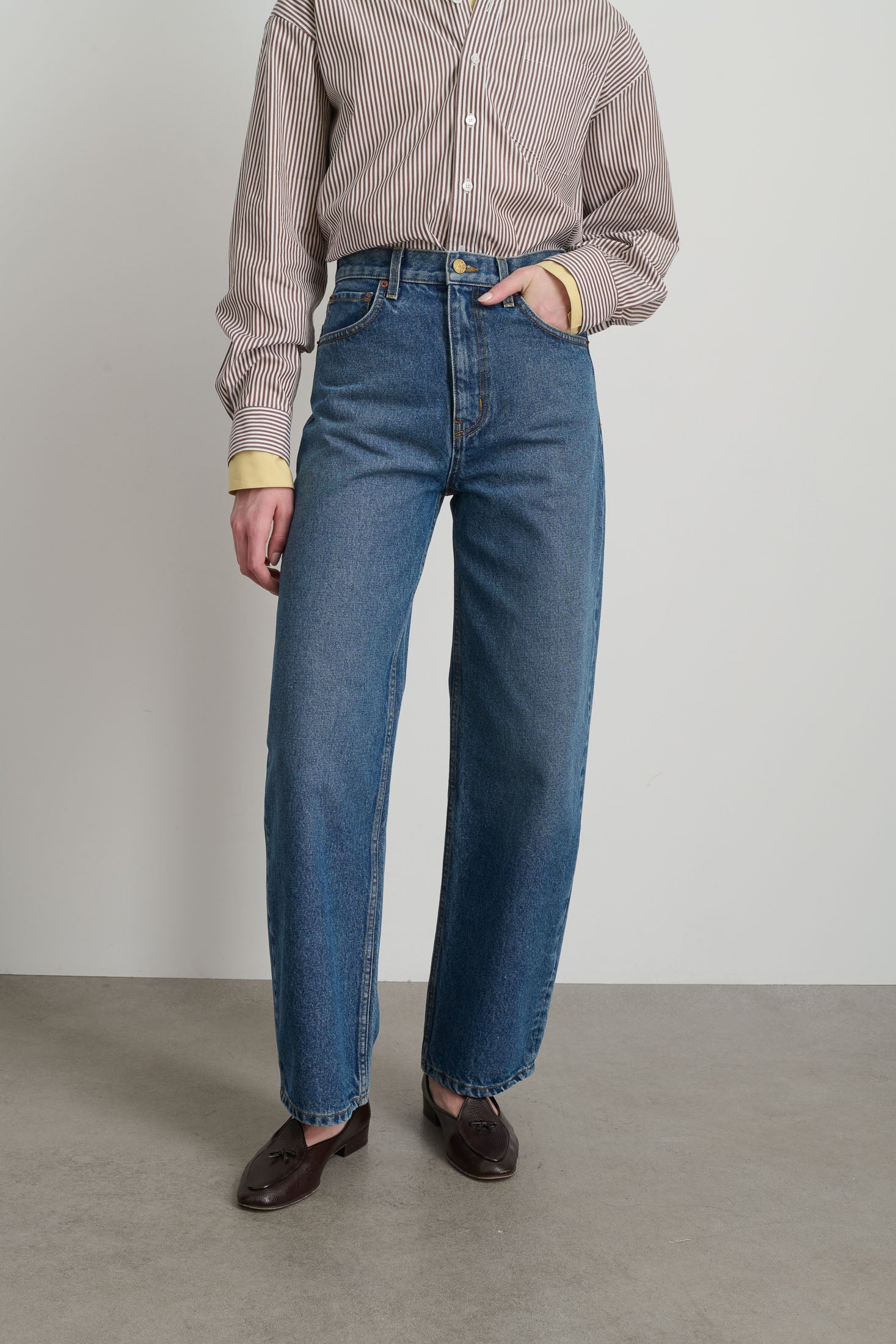 B Sides Leroy Mid Relaxed Merc Jean - Merce Sunfade