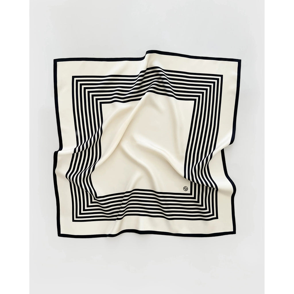 lescarf No. 1 Scarf - Black & Cream