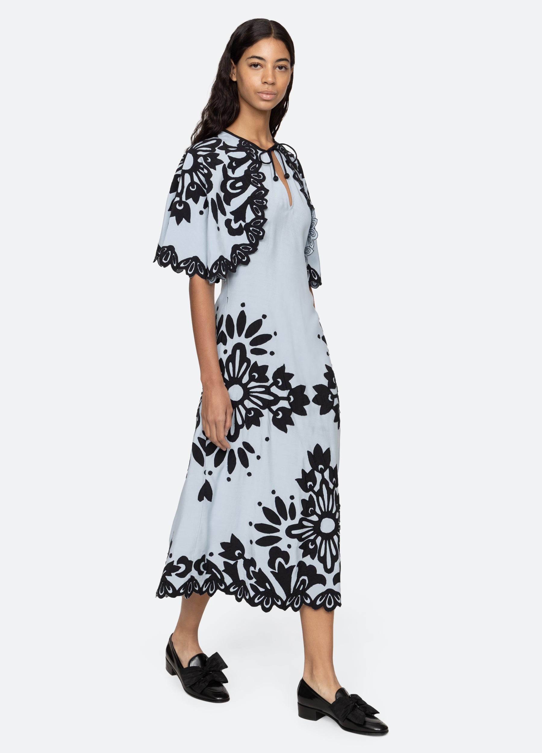 Sea NY Liliana S/S Dress - Sky