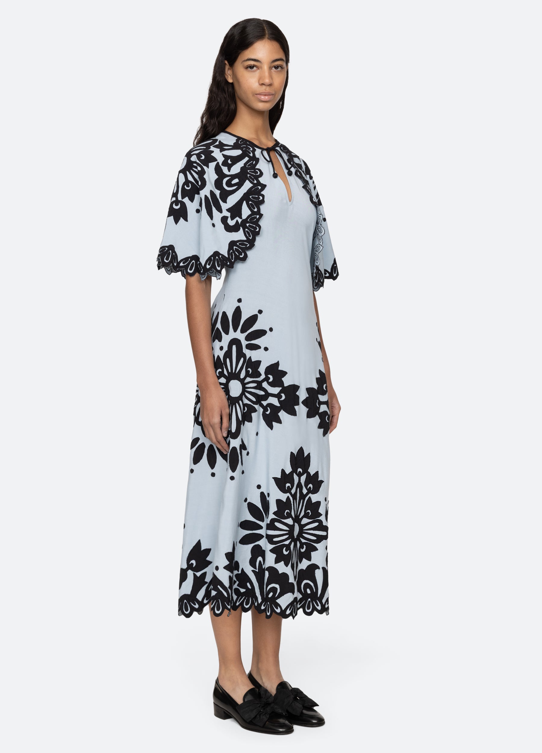 Sea NY Liliana S/S Dress - Sky