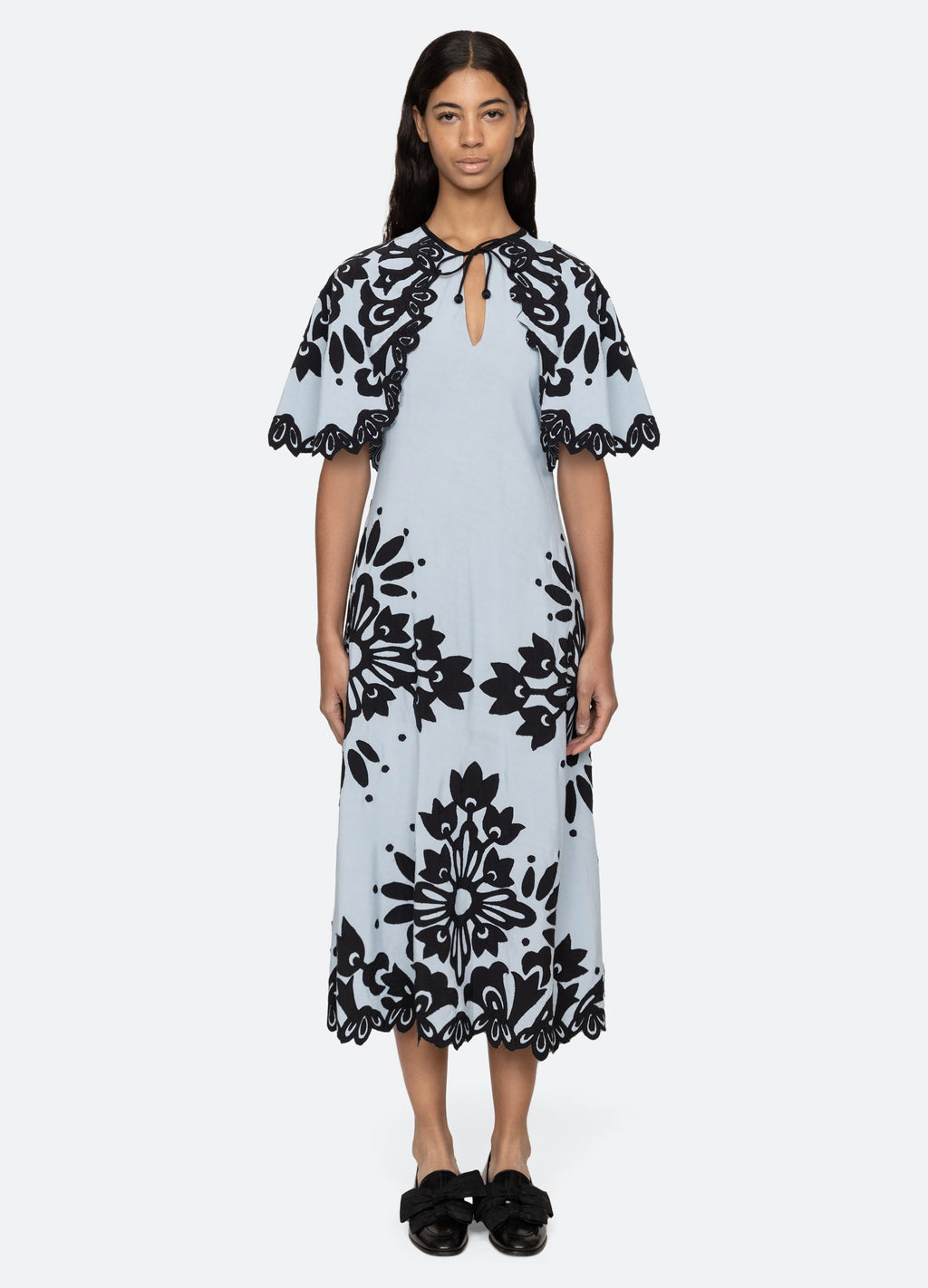 Sea NY Liliana S/S Dress - Sky