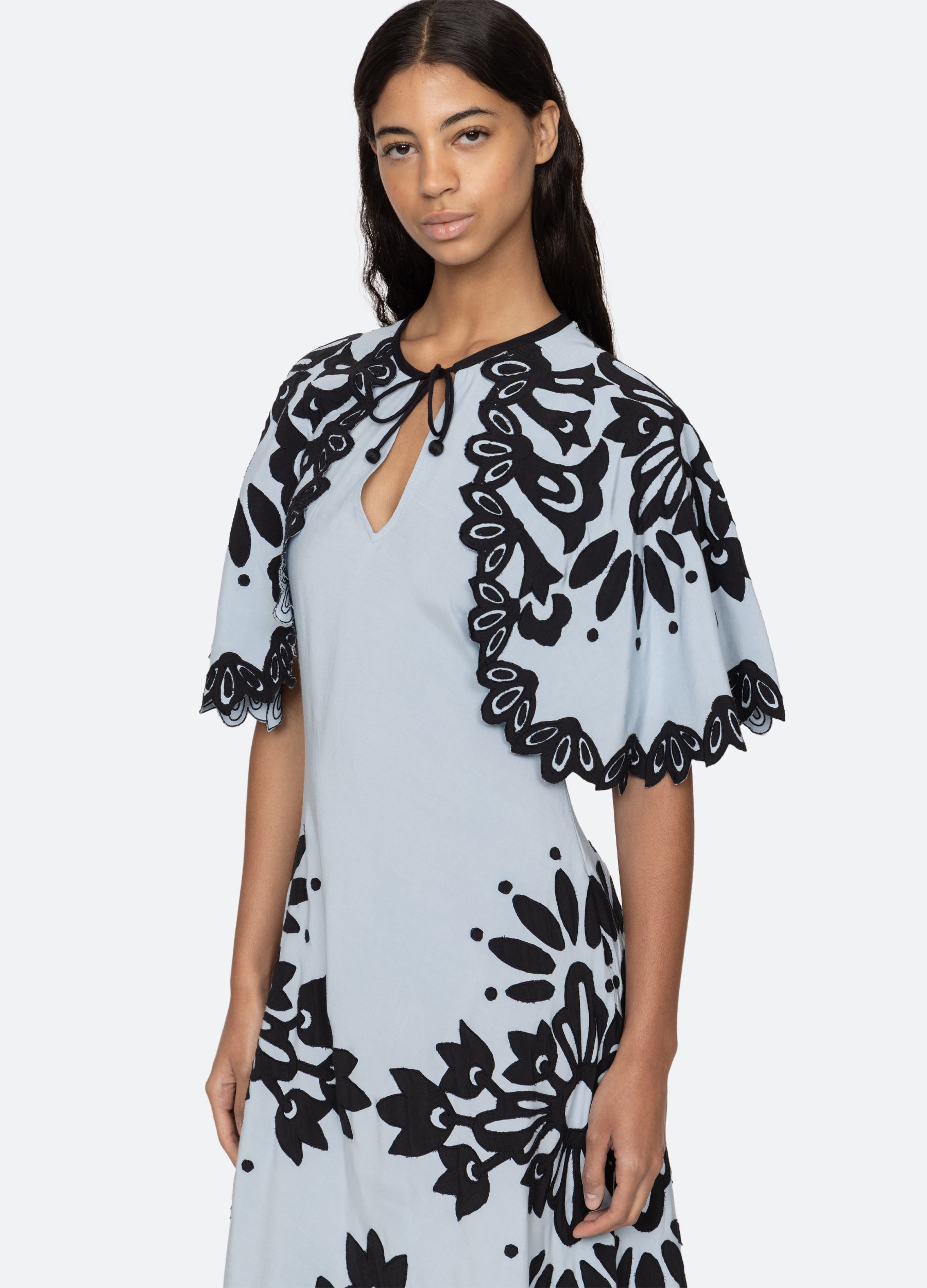 Sea NY Liliana S/S Dress - Sky