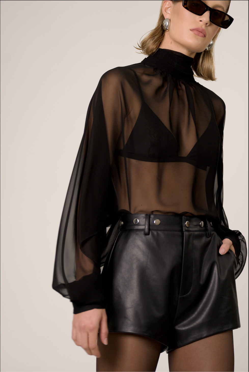 Nonchalant Label Lilith Blouse - Black