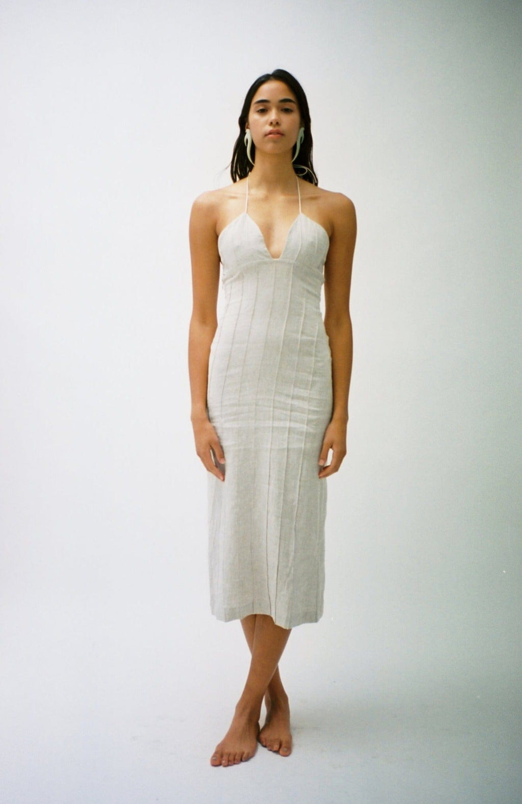 Helena Manzano Lima Dress - White