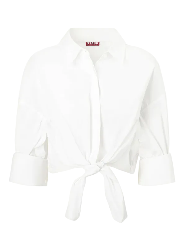 Staud Lisa Top Shirt - White