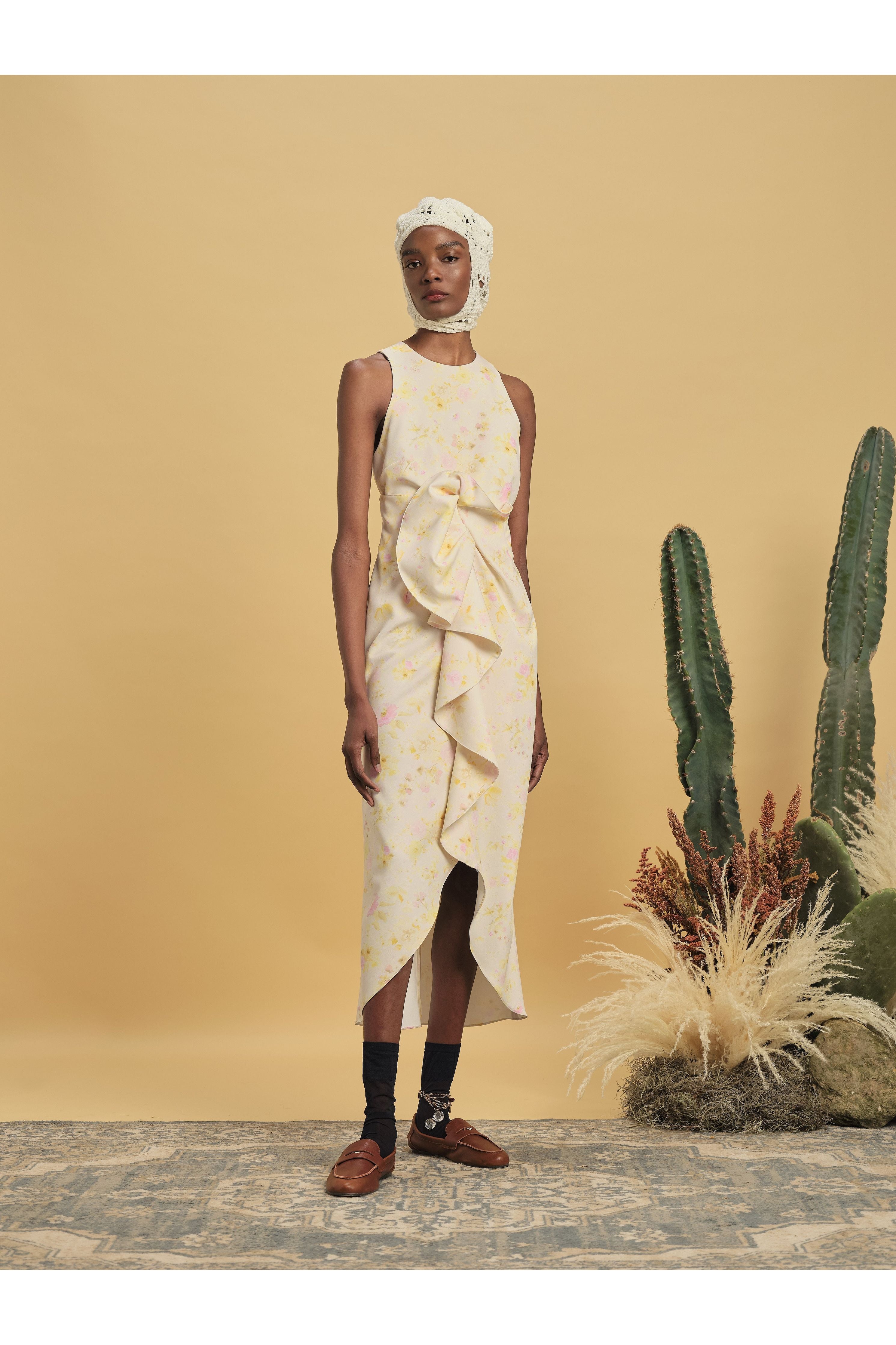 Kika Vargas Liv Dress - Yellow