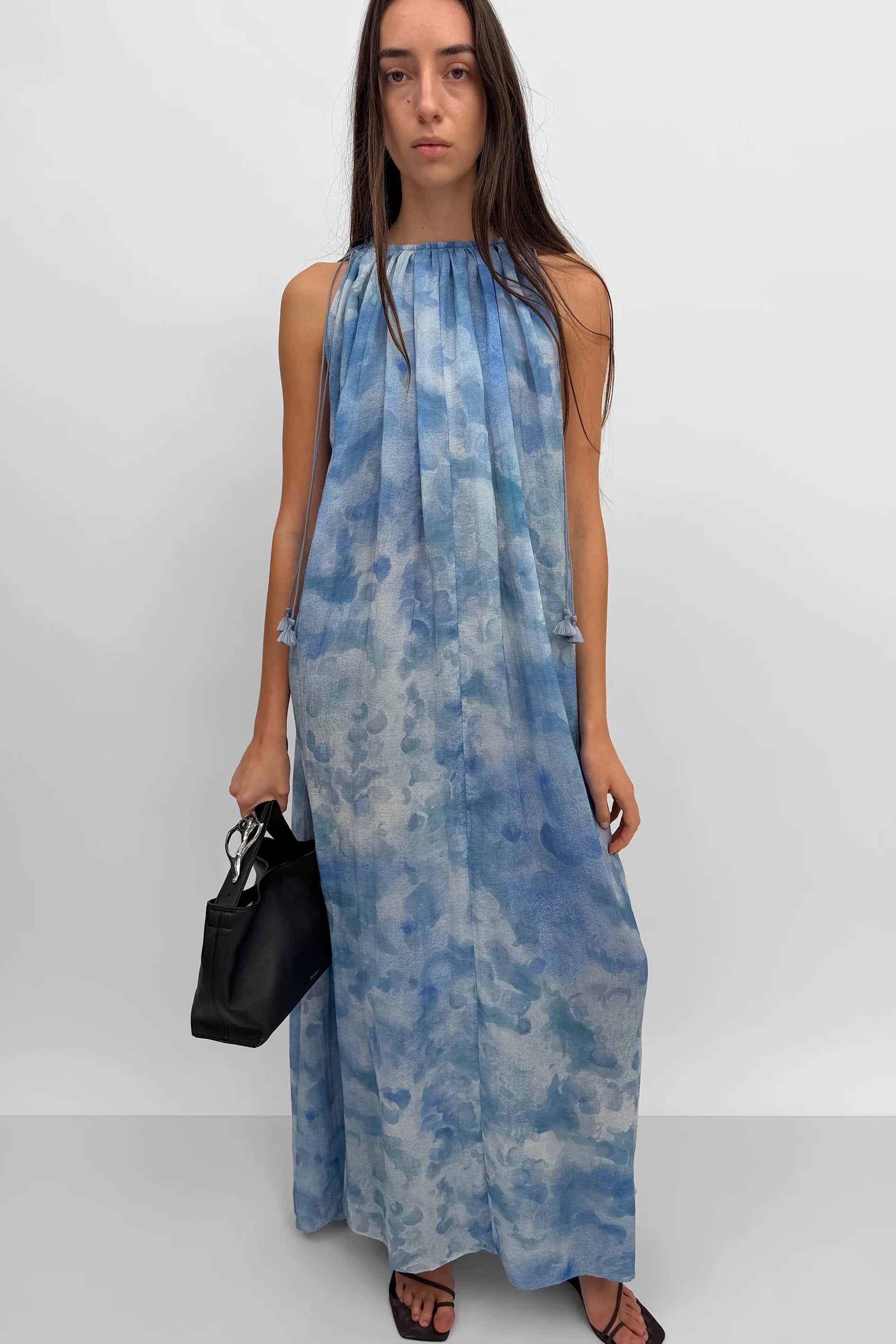 Rodebjer Lobelia Maxi Halterneck Dress