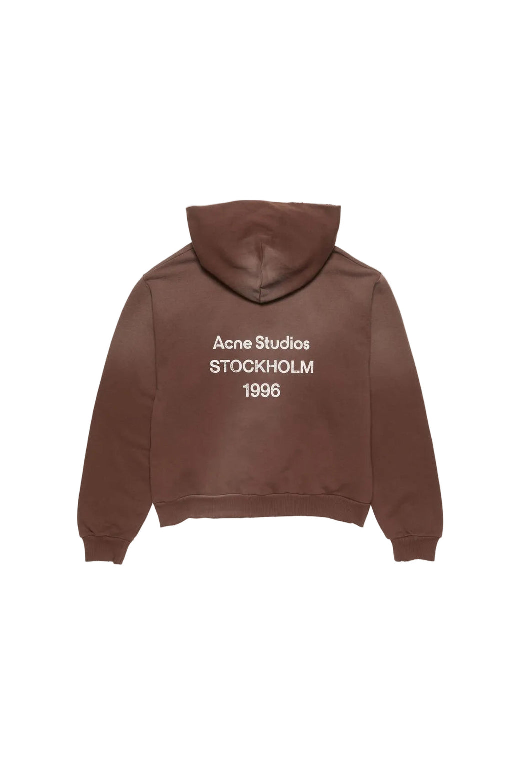Acne Studios Logo Hooded Sweater Hoodie - Chocolate Brown