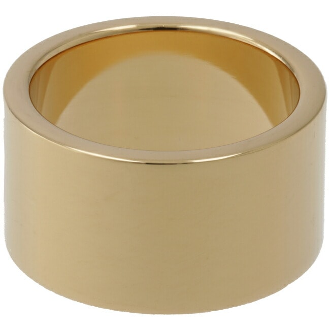 Maison Margiela Logo Ring - Yellow Gold Plating Burattato