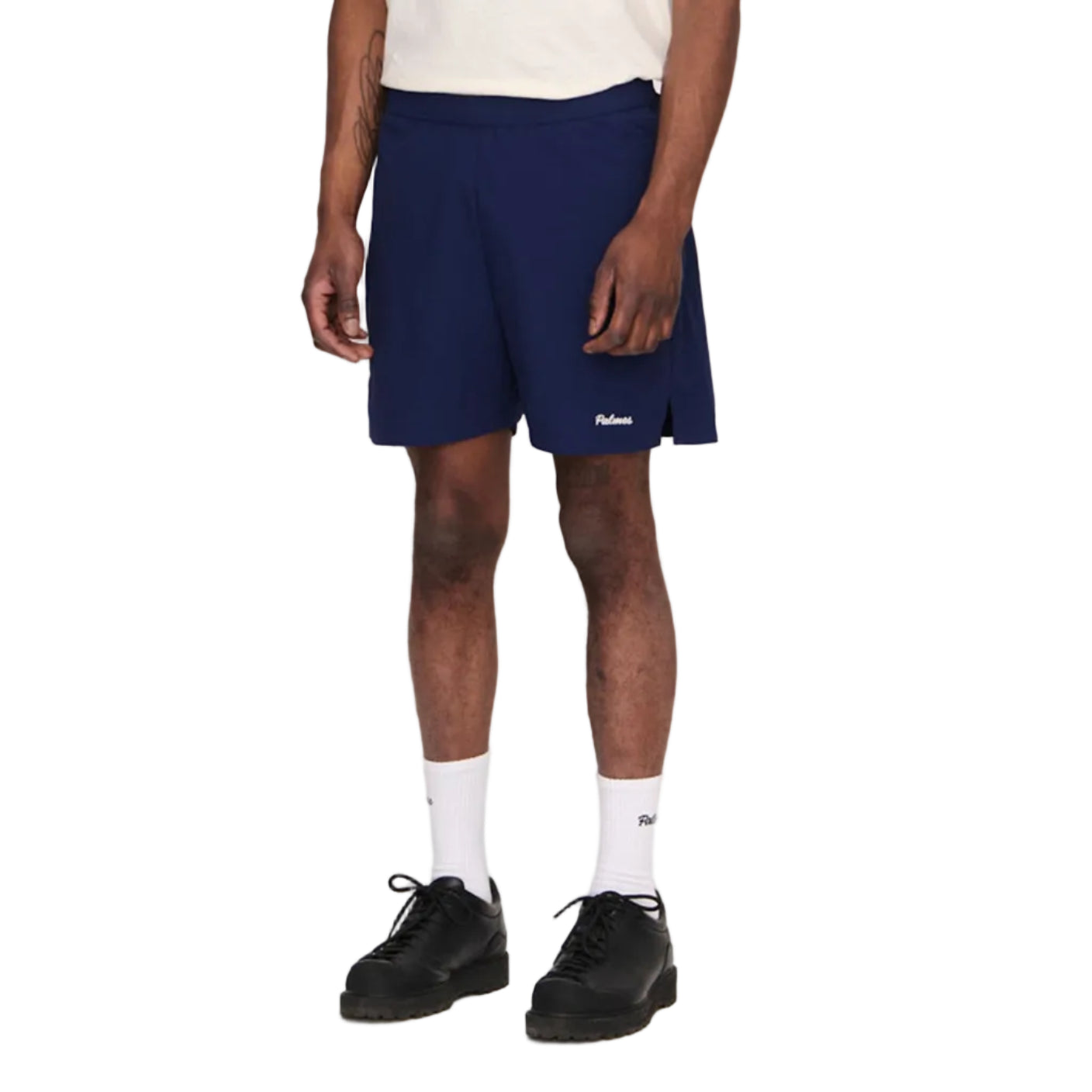 PALMES Logo Tennis Shorts - Navy