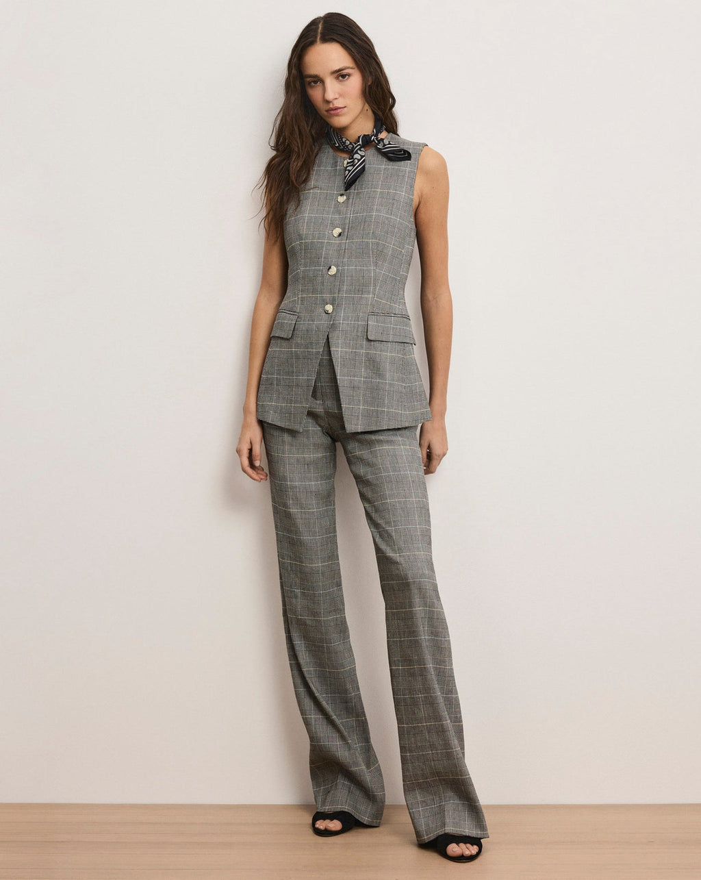 Veronica Beard Lois Linen Vest