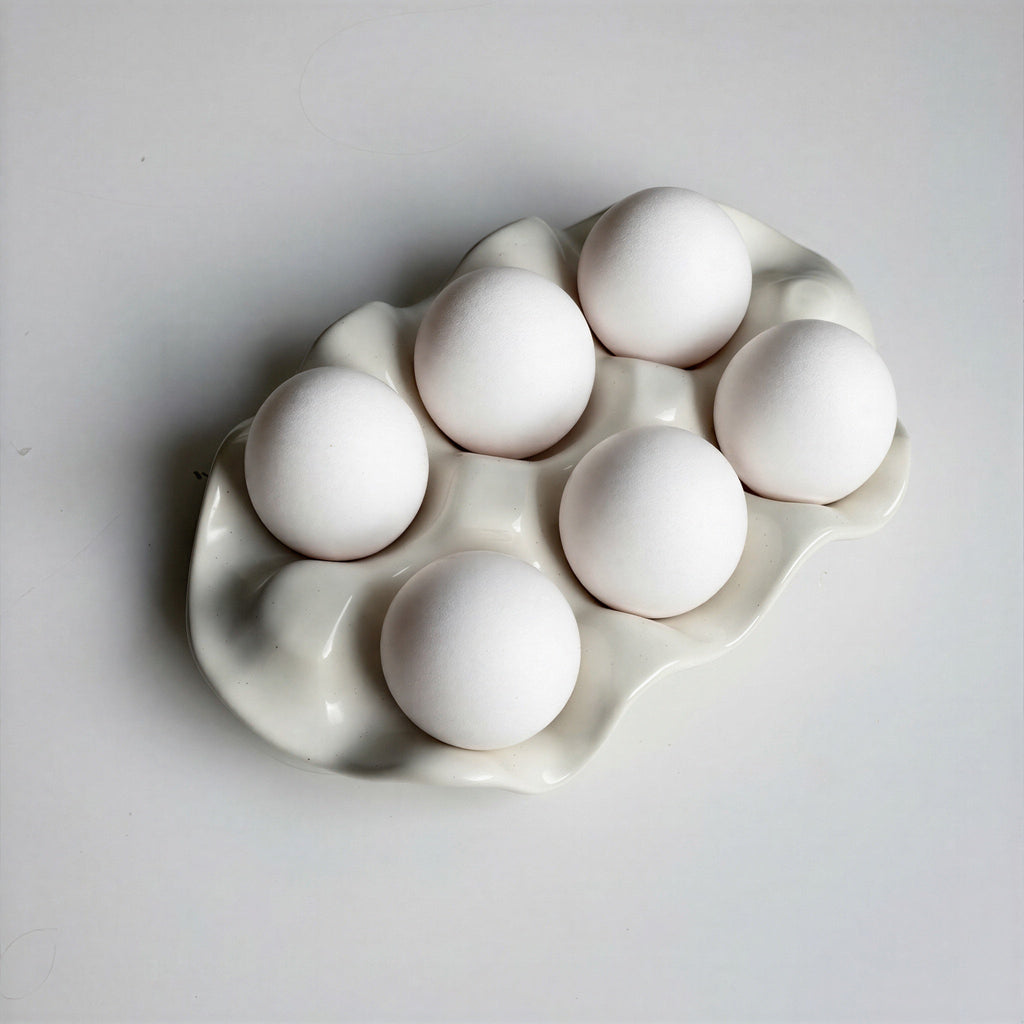 London Atelier Byproduct Ceramic Egg Cart Tray