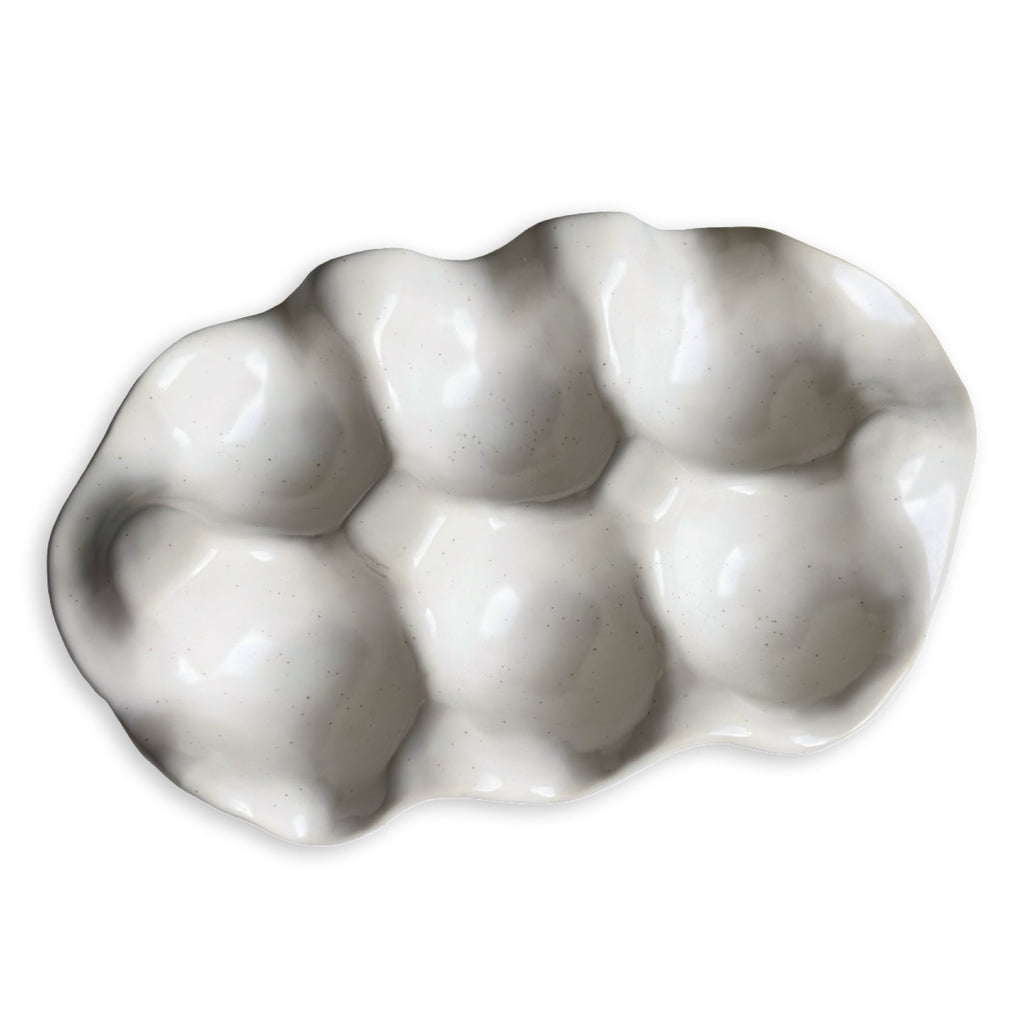 London Atelier Byproduct Ceramic Egg Cart Tray