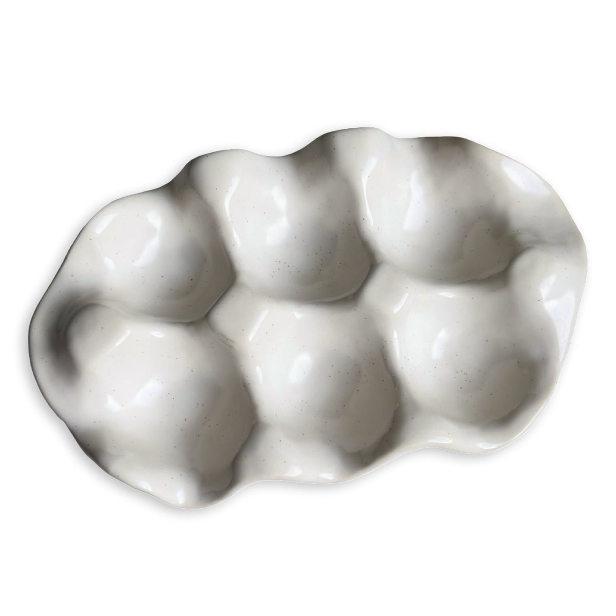 London Atelier Byproduct Ceramic Egg Cart Tray