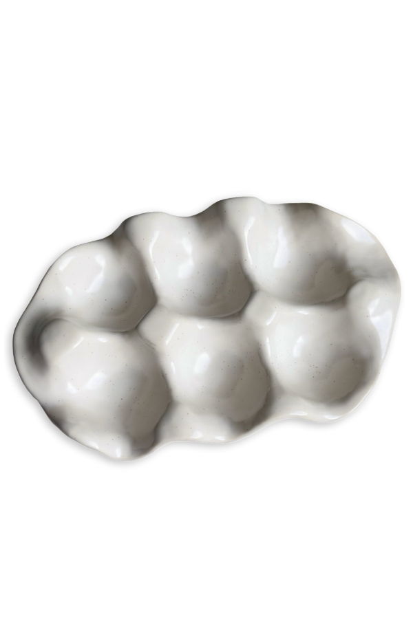 London Atelier Byproduct Ceramic Egg Cart Tray