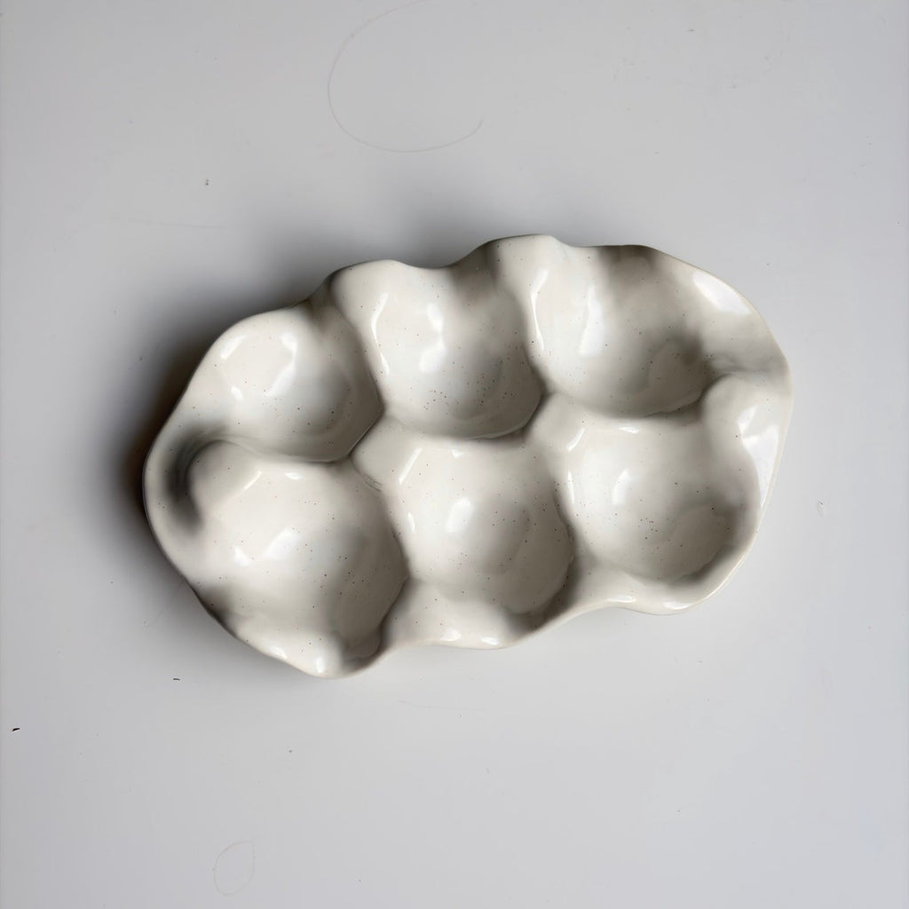 London Atelier Byproduct Ceramic Egg Cart Tray
