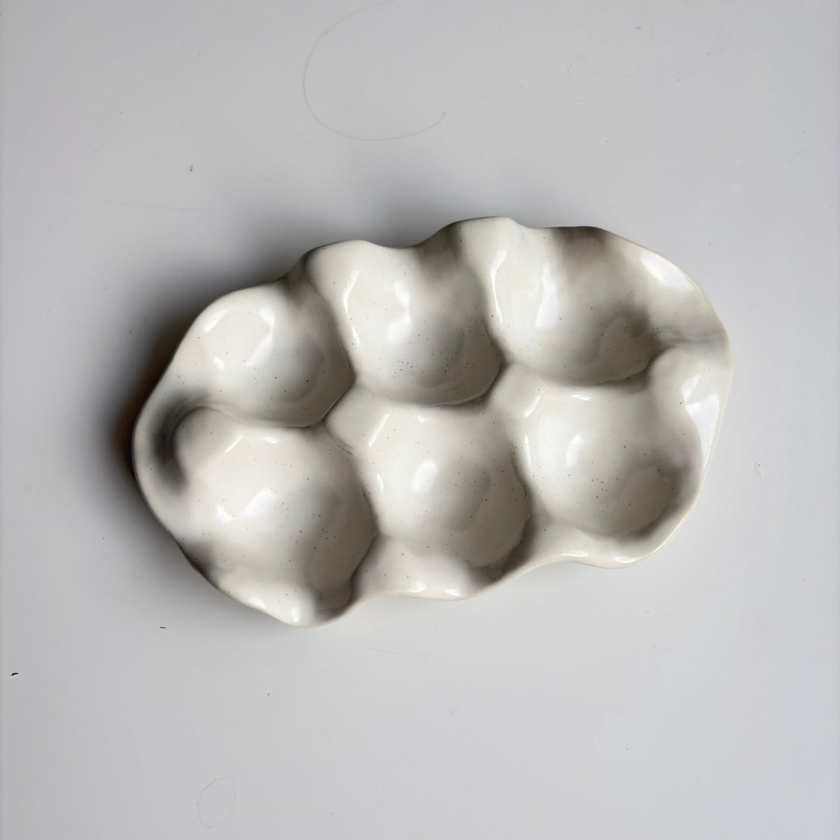 London Atelier Byproduct Ceramic Egg Cart Tray
