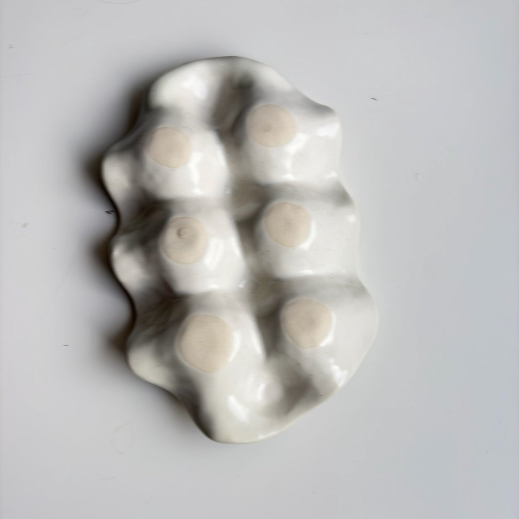 London Atelier Byproduct Ceramic Egg Cart Tray