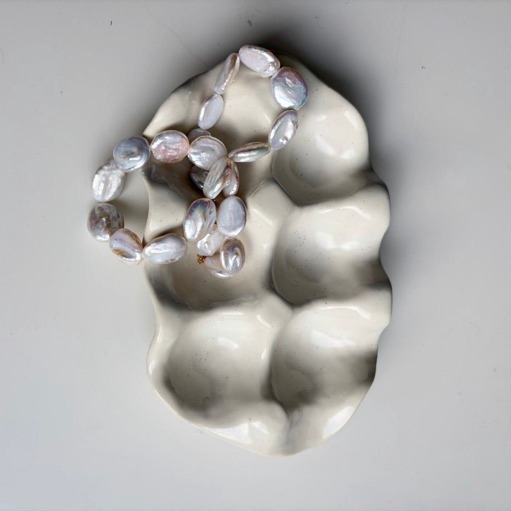 London Atelier Byproduct Ceramic Egg Cart Tray