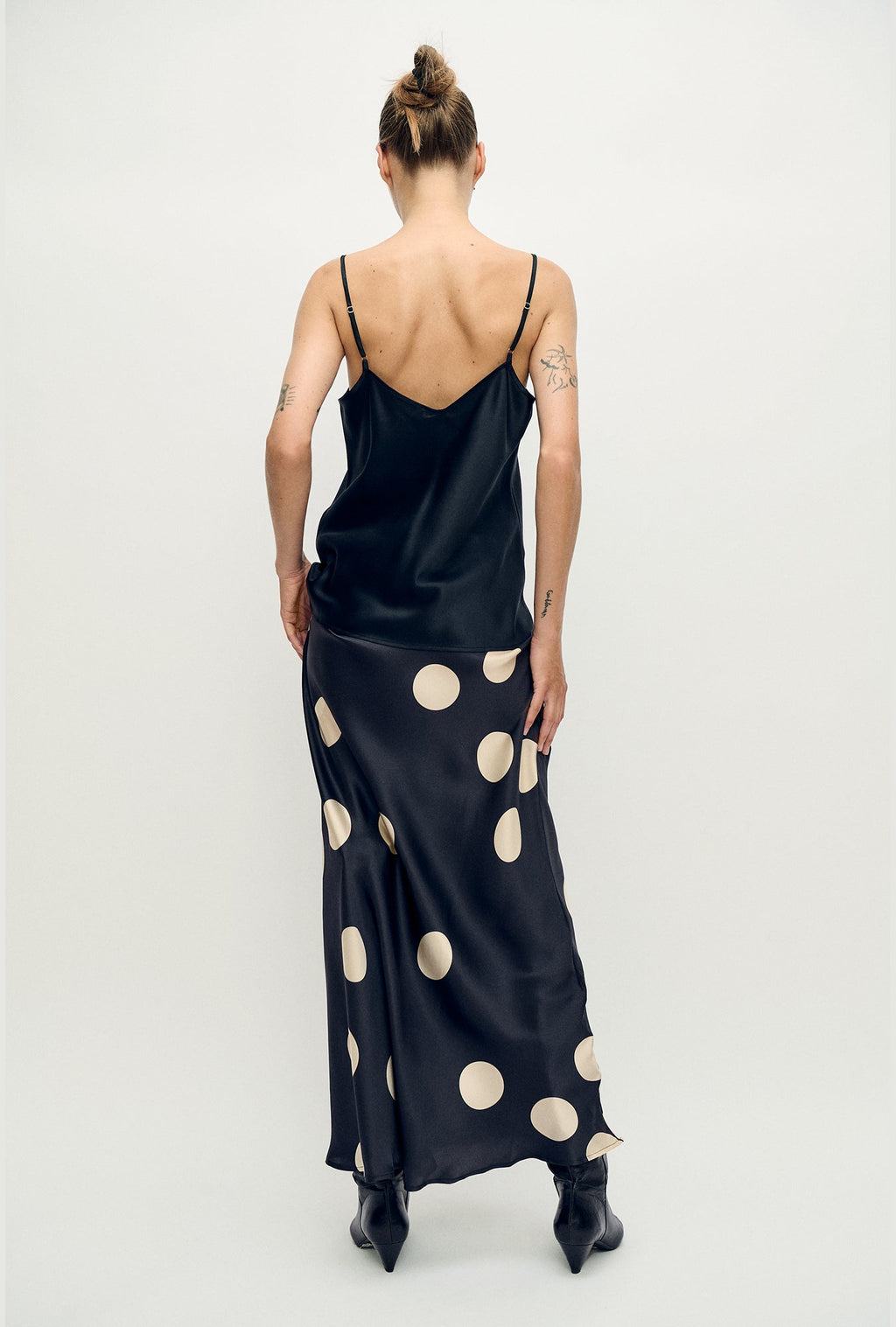 Silk Laundry Long Bias Cut Skirt